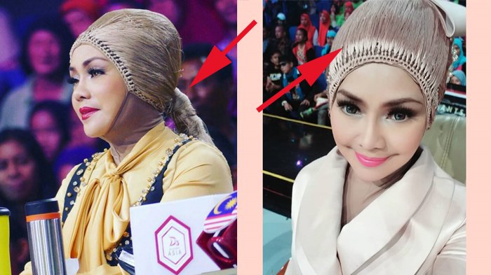 Viral Foto Fashion Iyeth Bustami Pakai Hijab Berlapis Wig, Netter: Cosplay Sun Go Kong?