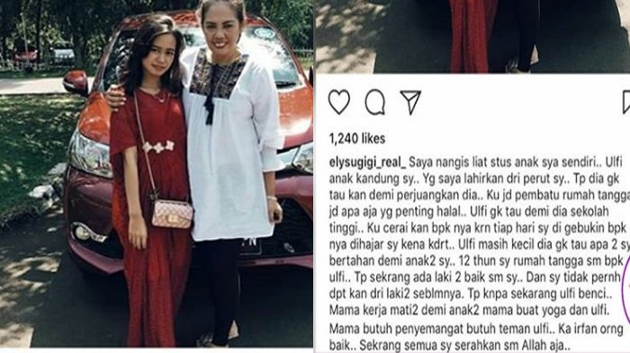 Anak Elly Sugigi Tulis Kata Sadis Untuk Brondong Baru Mamanya