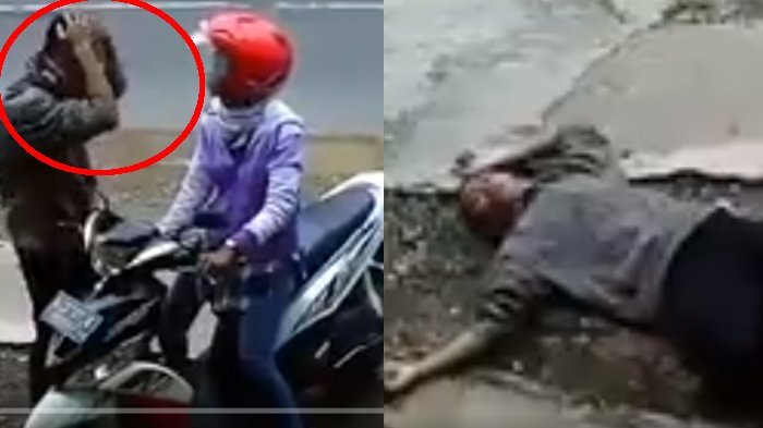 Benturkan Batu ke Kepala Demi Sang Pacar, Aksinya Jadi Viral