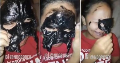 Pakai Masker Hitam Susah Dilepas Ekspresinya Bikin Ngakak!