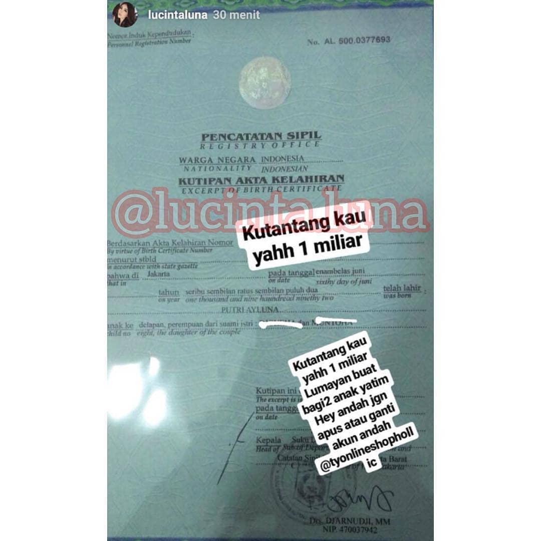 Lewat Nyanyian Lagu Lucinta Luna Buat Pengakuan Jenis Kelaminnya