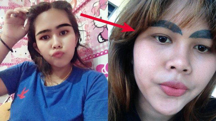 Niat Tampil Cantik Dengan Sulam Alis, Gadis Syok Lihat Hasilnya