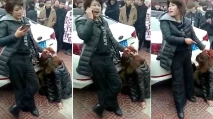 Terjadi Lagi Istri Labrak Pelakor, Dijambak dan Dipukul Didpan Umum