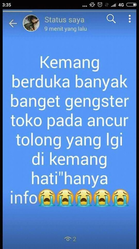 Video Sekumpulan Geng Motor Buat Kerusuhan dan Bawa Senjata Tajam