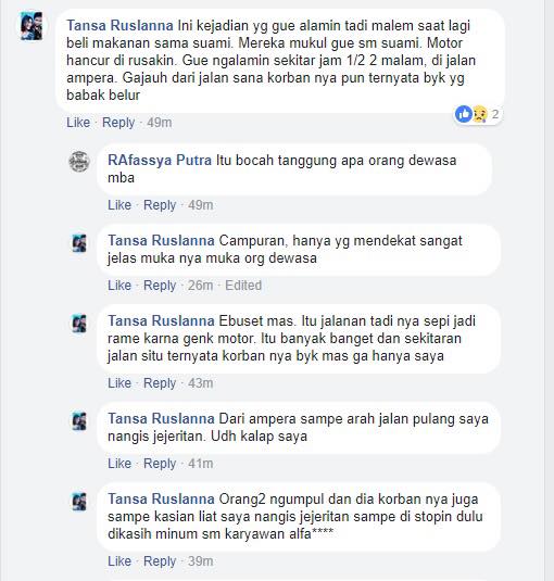 Video Sekumpulan Geng Motor Buat Kerusuhan dan Bawa Senjata Tajam