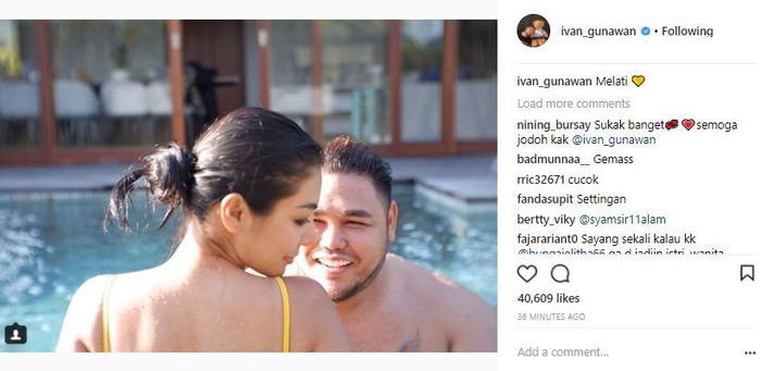 Foto Berdua di Kolam Renang, Igun Diminta Netizen Segera Halal
