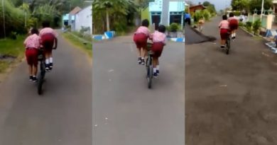 Gagal Fokus, Video Viral Dua Siswa SD Kayuh Sepeda Berdua