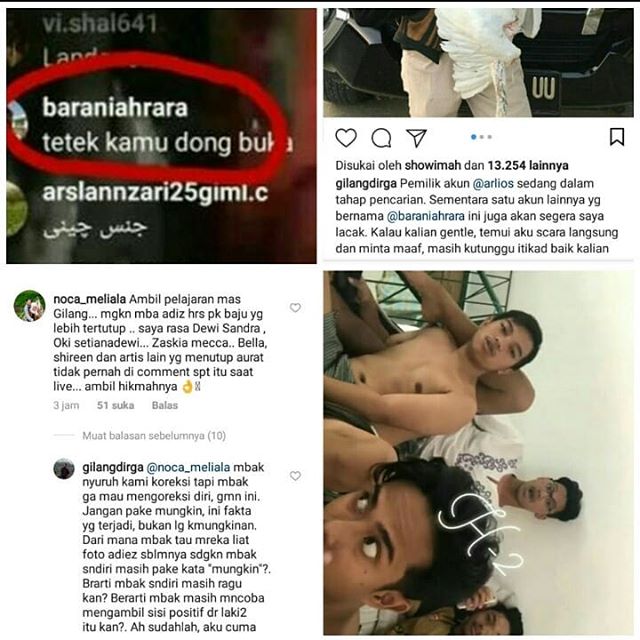 Gilang Dirga Ngamuk Karena Istrinya Dilecehkan Seksual Saat Live IG