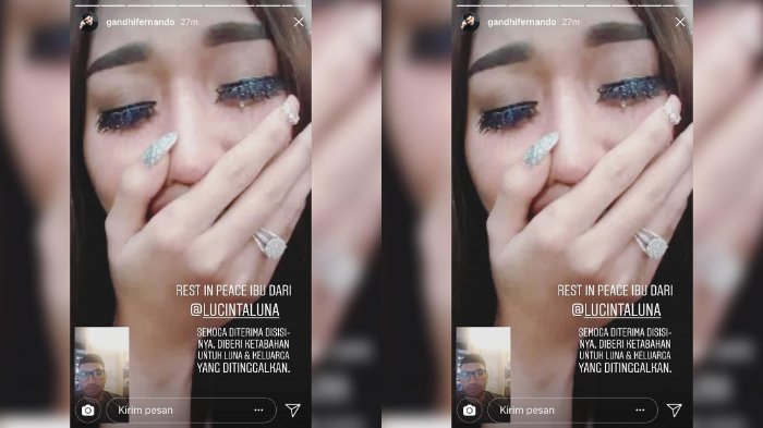 Kabar Duka, Ibunda Lucinta Luna Meninggal Dunia