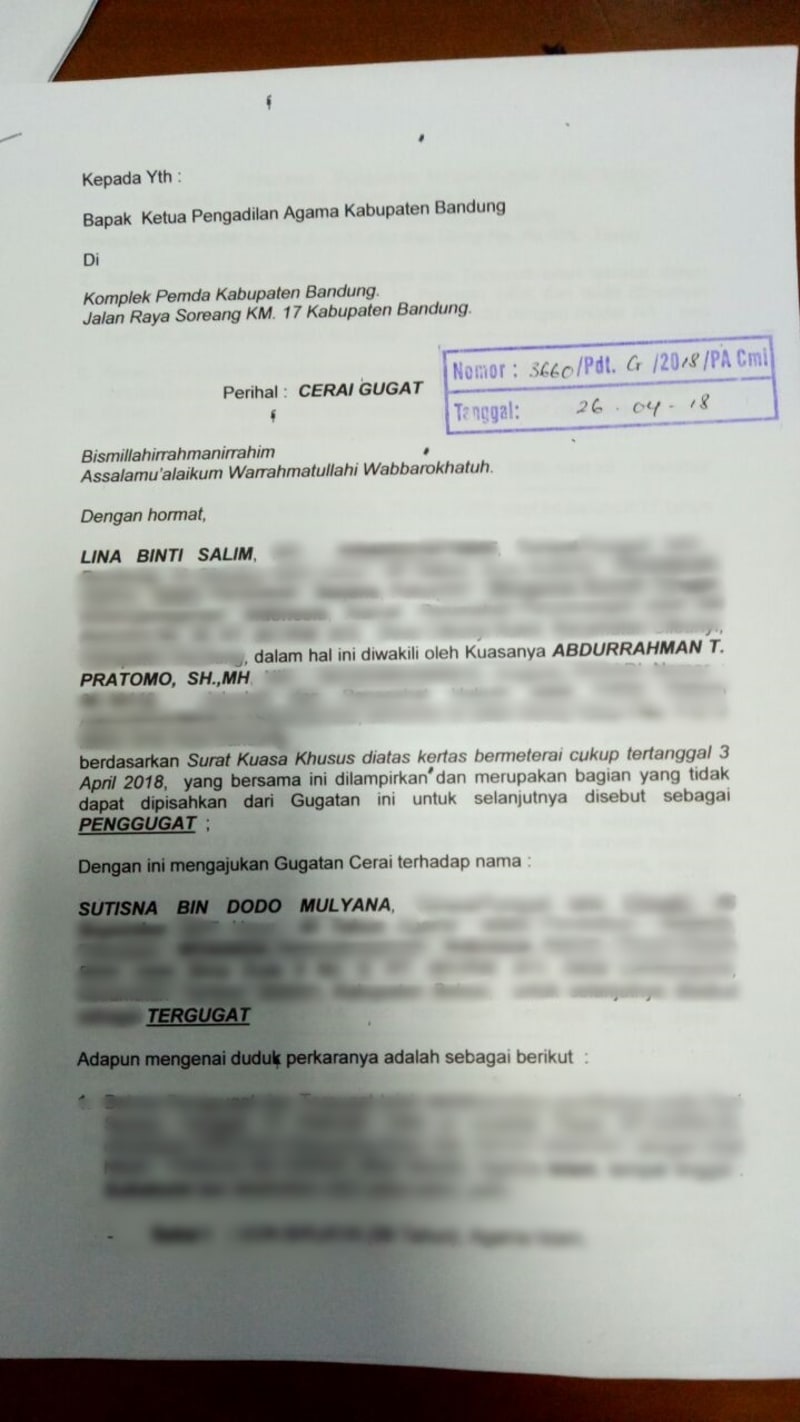 Komedian Sutisna alias Sule Digugat Cerai Istri