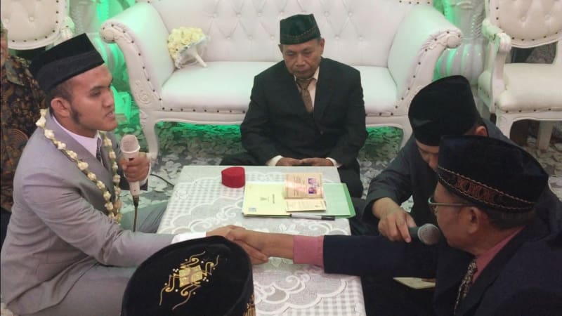 Caisar Resmi Menikah Dengan Mantan Sopir Indadari, Almaratu Intan