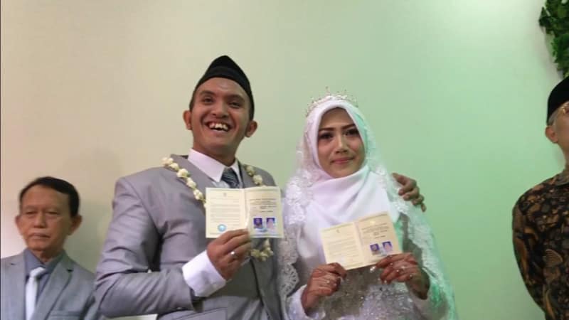 Caisar Resmi Menikah Dengan Mantan Sopir Indadari, Almaratu Intan