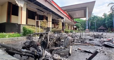 Satpam bernama Imron Kehilangan Motor Habis dibakar massa