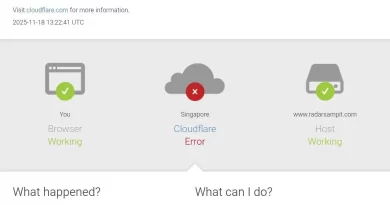 Cloudflare Error Situs Besar Termasuk X DLL pada 18 November 2025