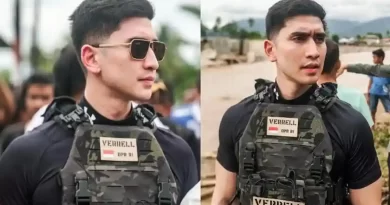 Ramai Verrell Bramasta Hadir ke Lokasi Banjir Pakai Rompi Anti Peluru