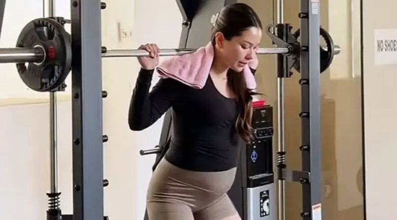 Alyssa Daguise Kena Semprot Netizen Karena Tetap Kuat Angkat Beban di Gym Padahal Hamil Besar