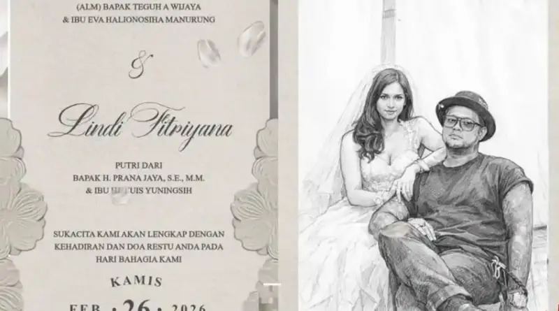 Undangan Tersebar, Penyanyi Virgoun Digosipkan Menikah lagi dengan Wanita Cantik Lindi Fitriyana