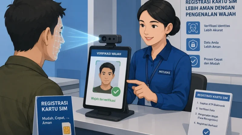 Mulai 1 Juli 2026, Beli Nomor HP Baru Wajib Scan Wajah