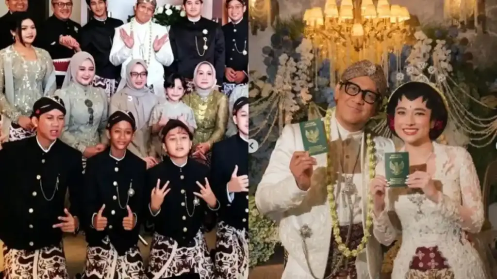 Andre Taulany Tak bisa Tahan Tangis, 3 Anak Hadir di Pernikahan